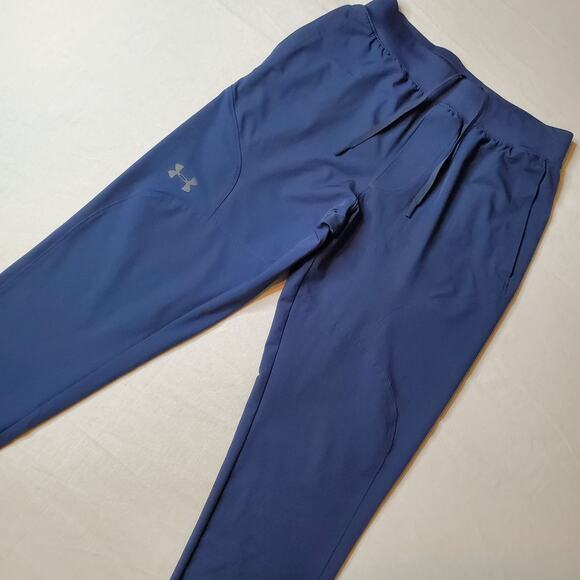 Under Armour Men's Size M Unstoppable Tapered Pants Navy Blue 1352028 - Picture 1 of 8